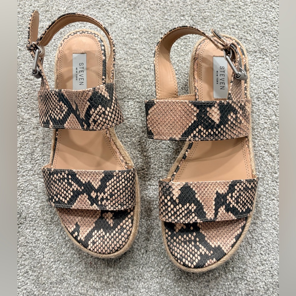 Steven Snake Print Women's Sandals